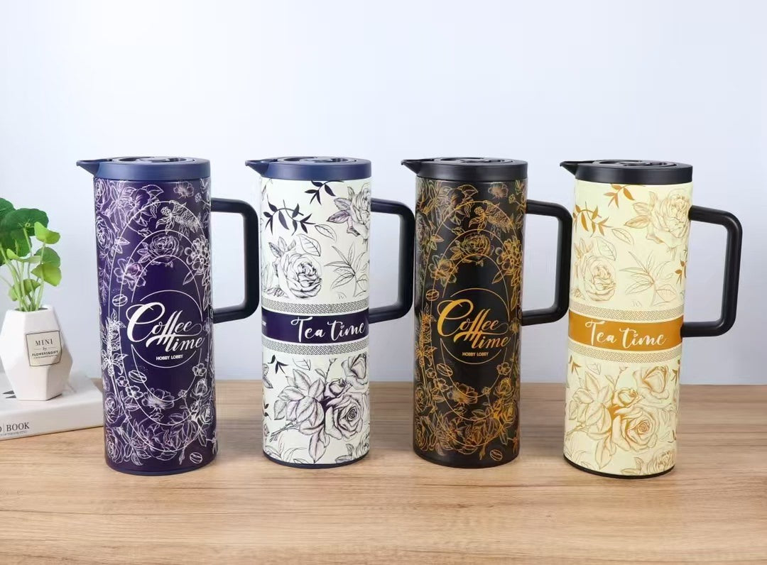 أباريق حرارية أنيقة لحفظ القهوة والشاي بتصاميم فاخرة